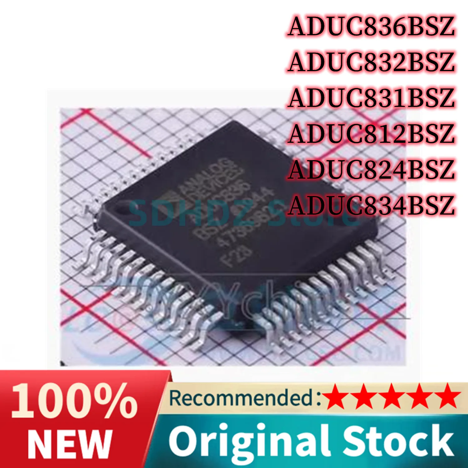 

ADUC812BSZ ADUC824BSZ ADUC831BSZ ADUC832BSZ ADUC834BSZ ADUC836BSZ.Microcontroller chip.