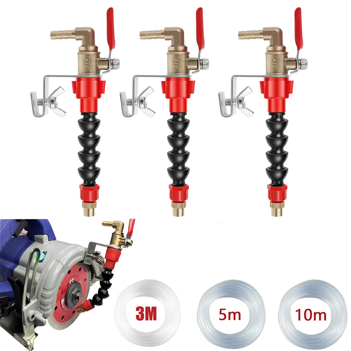 

Dust Remover Water Sprayer for Cuttin Angle Grinder Dust Collector Water Sprayer Coolant Mist Nozzle with Hose