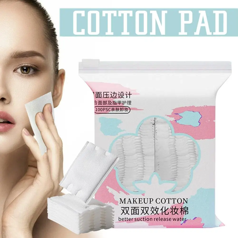 50/100/222 Stück Einweg-Weiche Make-up Wattepads 3-Schicht Gesichtsreinigungstücher Sanfte Abschminkpads Kosmetische Reinigungshilfe