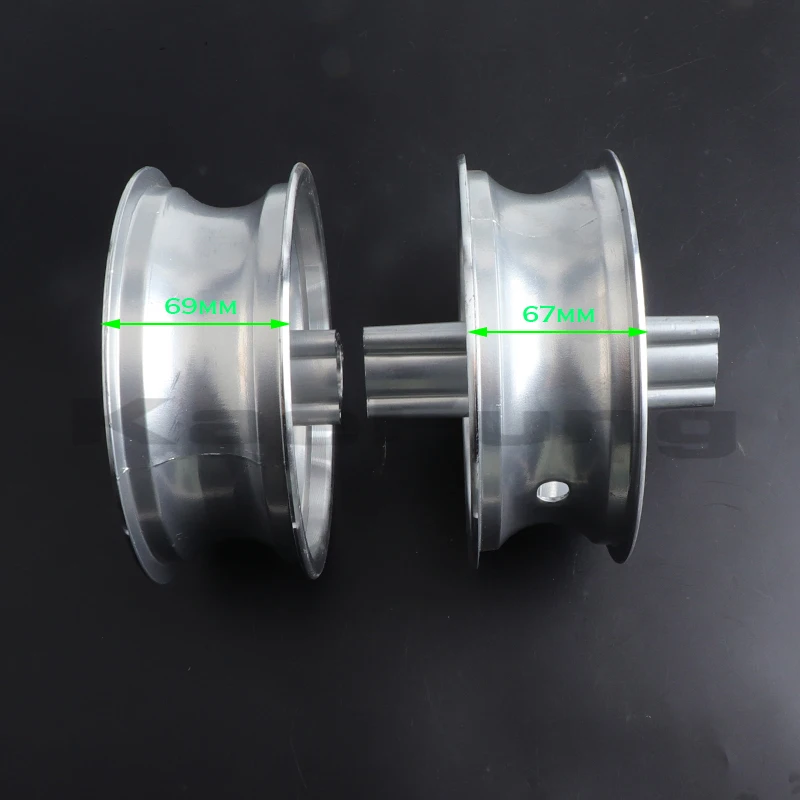 110/50-6.5 and 90/65-6.5 Pocket Bike Aluminum Wheel Front and Rear Hub for 47cc 49cc Mini Off-road Scooter E Scooter Moto