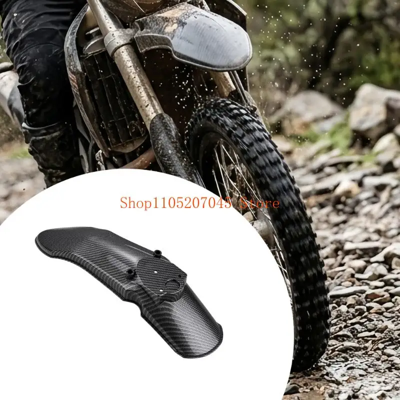 37cd Motorcycle Front Mudguard Service Part for IN 10 Front Position, Plastic Front Cover for Routine Road Use, 1 Piece Repair