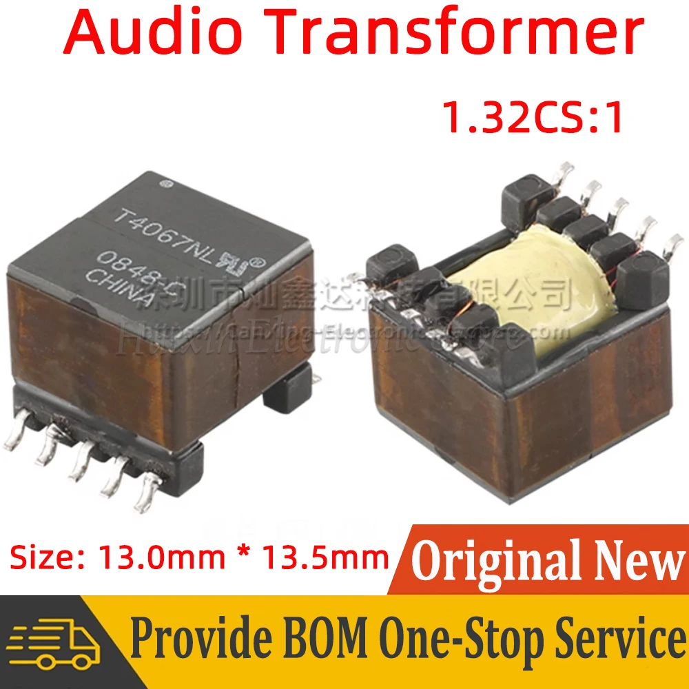 T4067NL EP13 نوع SMD محول إشارة الصوت المعزول 15 كيلو هرتز - 50 كيلو هرتز نسبة الانقلاب 1.32CS: 1 ISDN U-الإنترنت محول