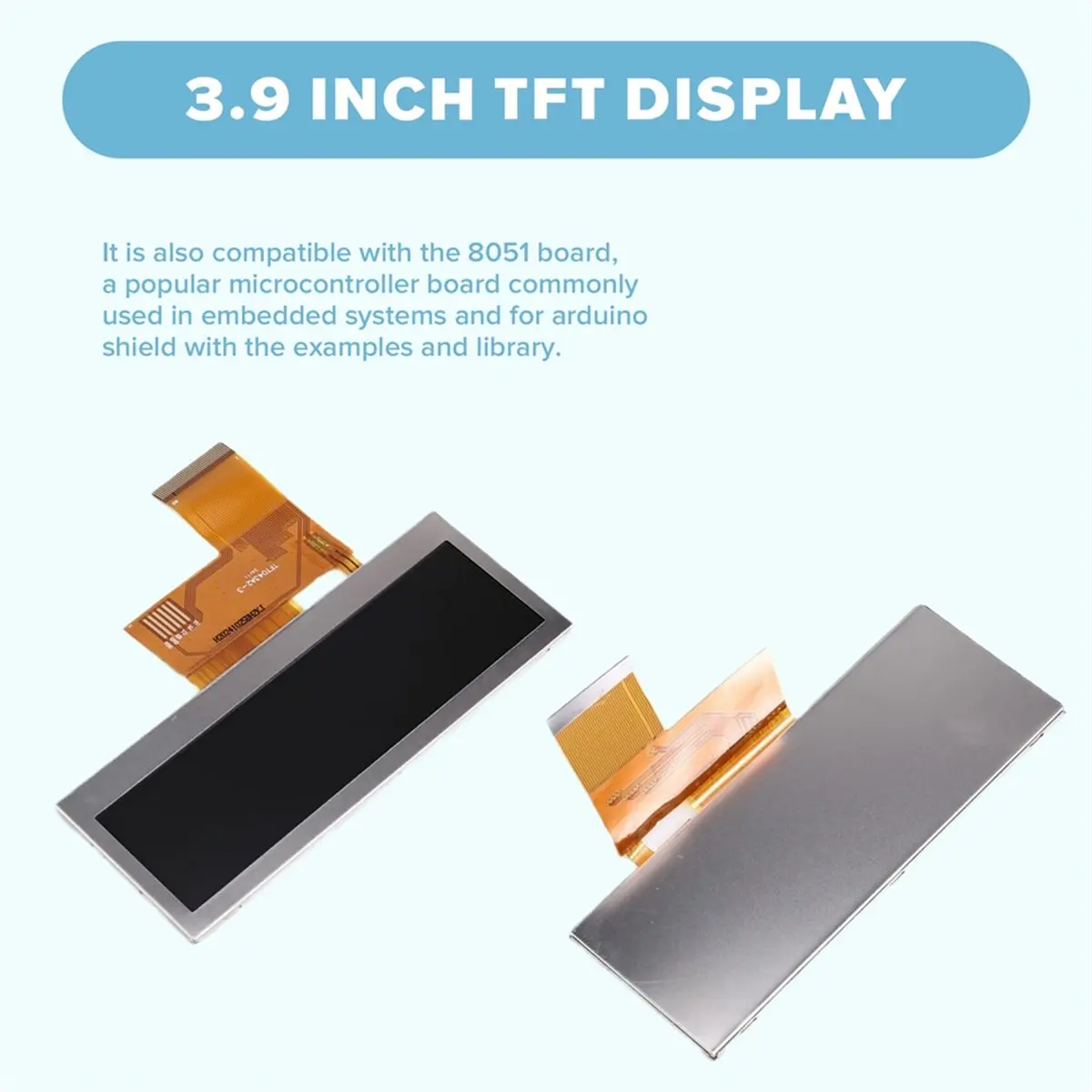 ~【On Sale】3.9 Inch Bar Module Color Type TFT LCD Display 480x128 Pixels for IoT with Free FPC Connector No Touch Function