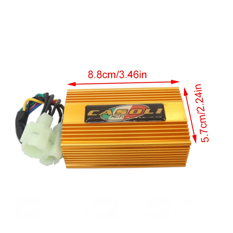 Two colors to choose from Racing No Speed Limit CDI Box DC Igniter for GY6 50CC 125CC 150CC Dirt Bike/pit Bike ATV Quad Buggy
