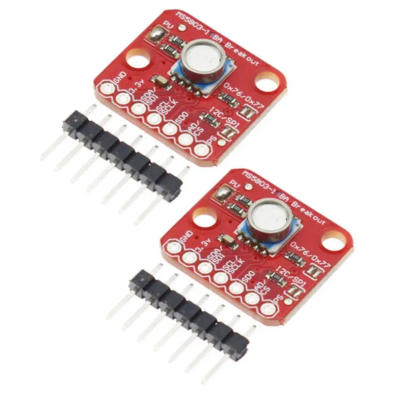 

2Pcs GY-MS5803-01BA MS5803 MS5803-01BA Pressure Height Sensor Module