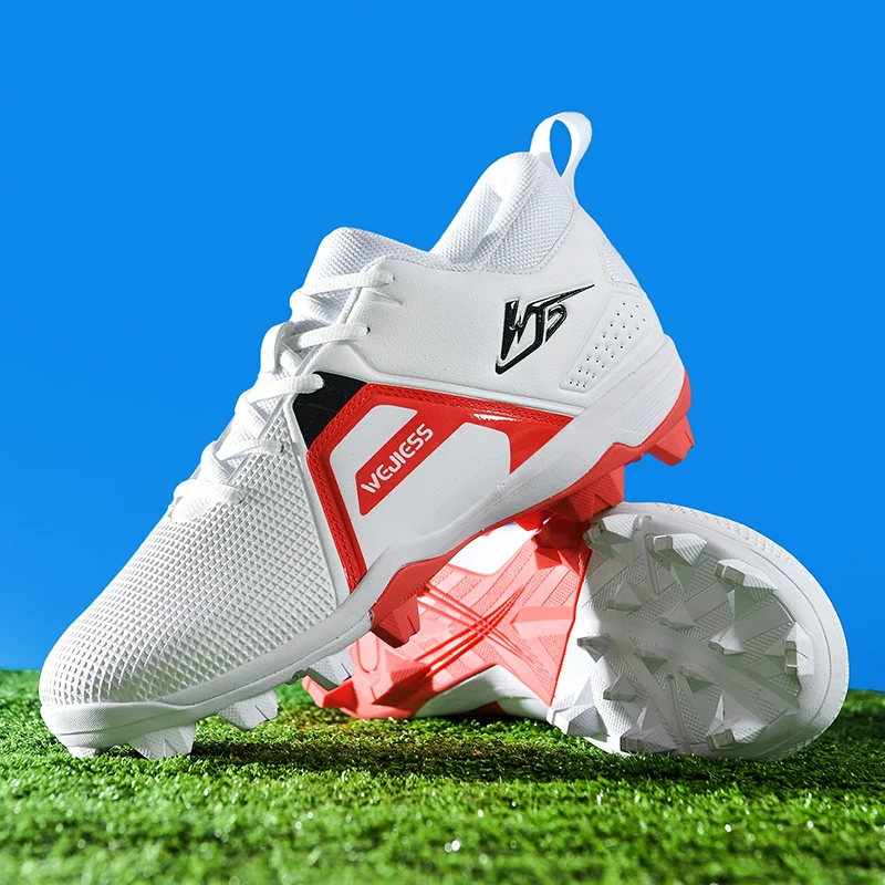 Football Shoes Men Professional Fast Soccer Sneakers Outdoor Anti Skid Mens Rugby Cleats Non Slip Male Baseball Boots