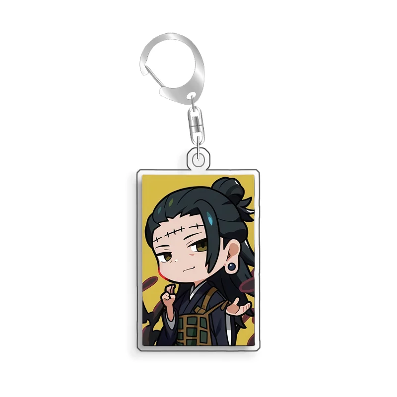 For Jujutsu Kaisen Ryomen Sukuna Zenin Naoya Itadori Yuji Gojo Satoru Acrylic Selfmade Cartoon Anime Keychain Pendant Toy Gifts