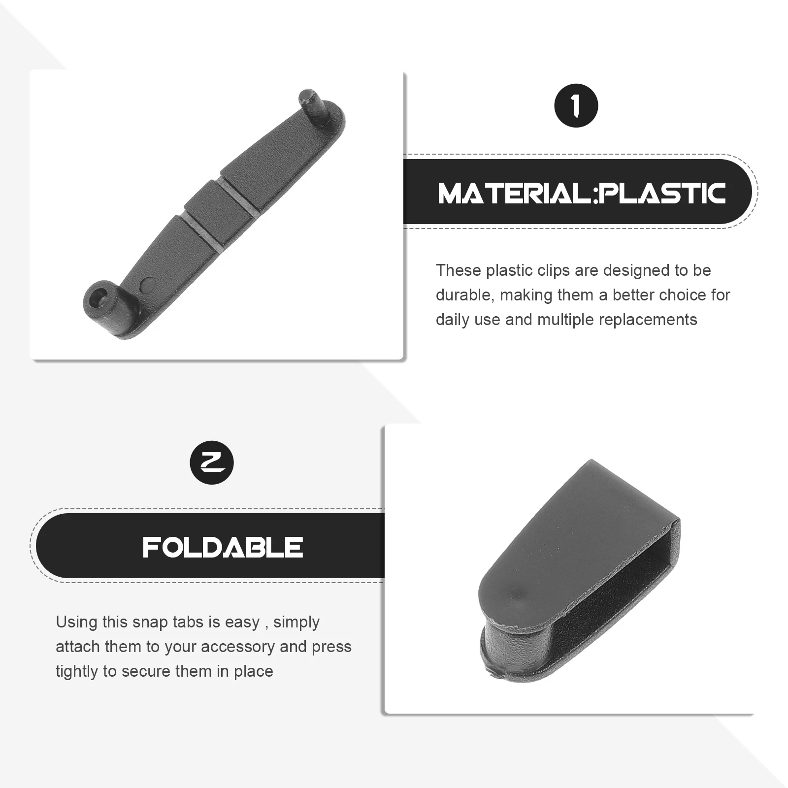 

100 Pcs Key Chain Clip Keychain Holder Keyring Clasp Clips for Keychains Hanging Plastic