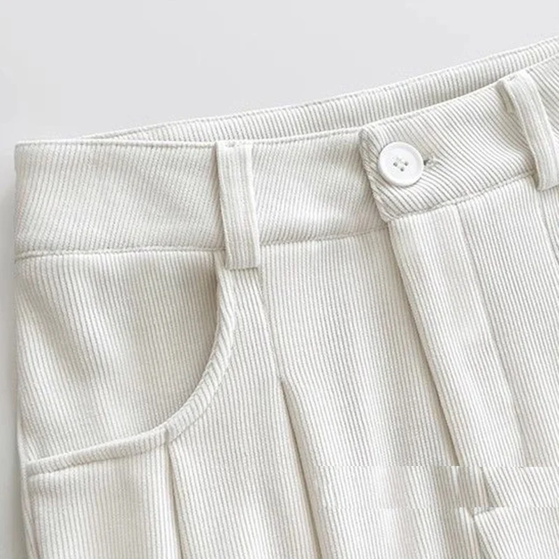 2025 新しい女性の簡潔なファッションストレートレッグパンツ女性シックな Rtero デザイナーハイウエストズボン女性韓国デイリースーツスラックス