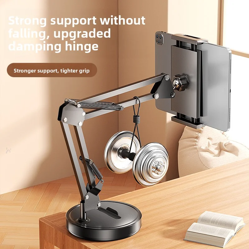 Desktop phone holder, lazy stand for tablets, rotatable and foldable phone stand, portable and rotatable