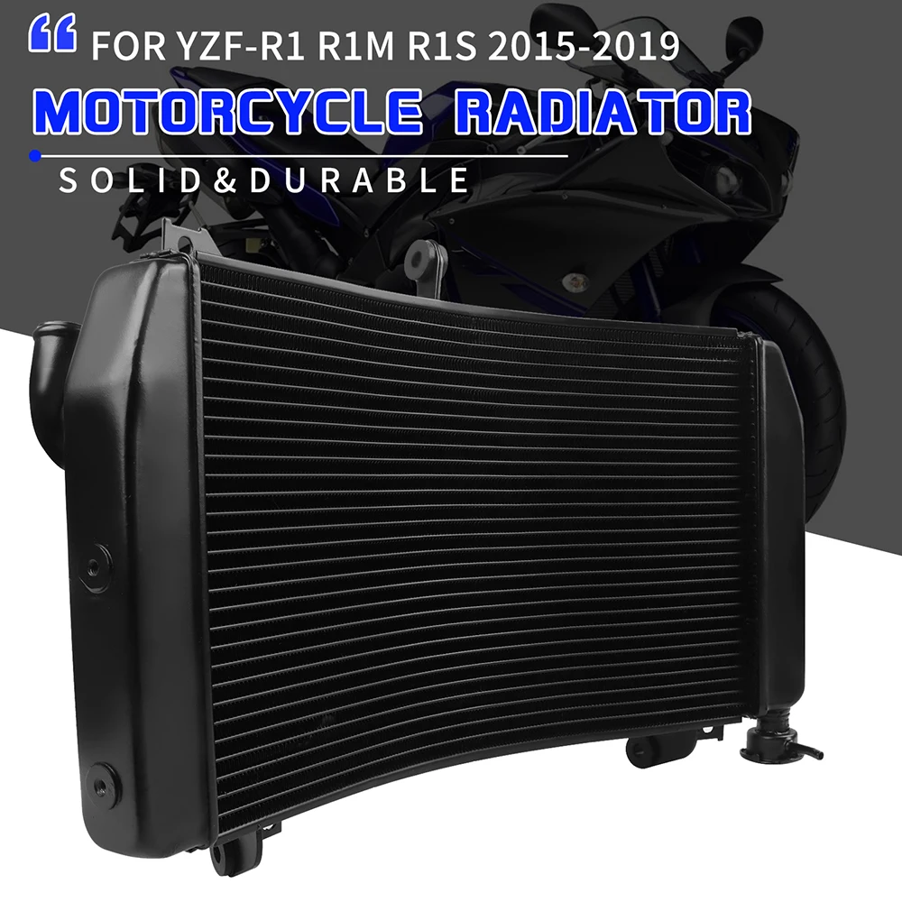 

For Yamaha YZF-R1 YZFR1 YZFR1M 2015-2021 YZFR1S MT10 2016-2021 Motorcycle Engine Radiator Aluminum Cooler Cooling Water Tank