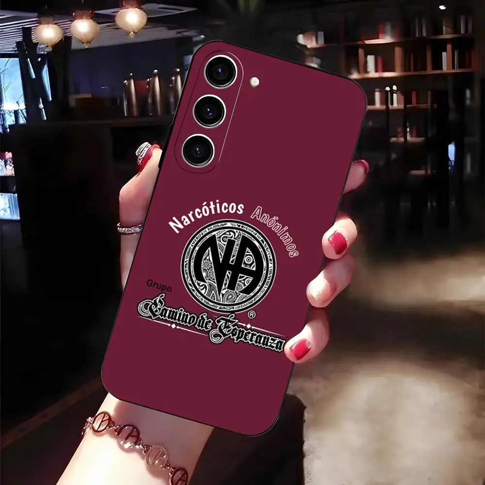 Narcotics Anonymous NA Logo Phone Case For Samsung S26 S25 Edge S24 S23 S22 Ultra Plus Fe A57 A37 A17 A56 5G Silicon Cover