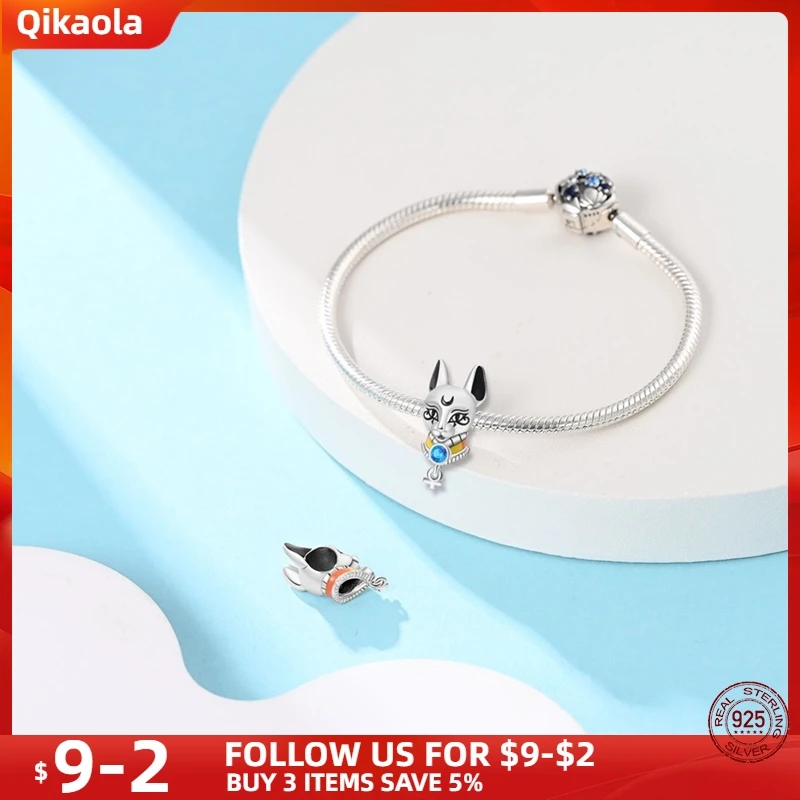 New Product S925 Sterling Silver Desert Series-Pharaoh Cat Fit pand 3mm Bracelet&Bangle For Women Birthday Fine Jewelry Gift Hot 4