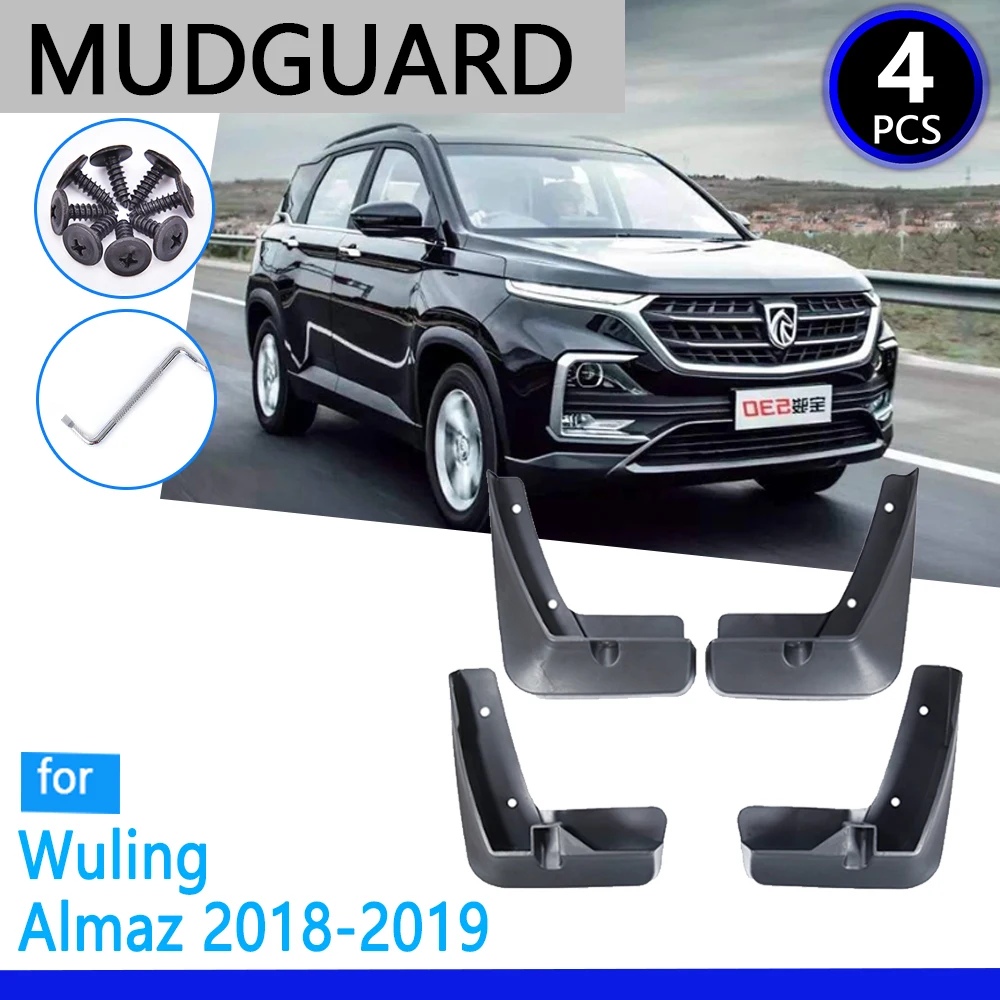 Mudguards fit for Wuling Almaz Baojun 530 Chevrolet Captiva MG Hector 2018 2019 Car Accessories Mudflap Fender Replacement Parts