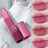 Mini Lipstick Set Matte 4 Colors Lipstick Combination 4 Sections Velvet Grapefruit Red Lip Pigment Non-stick Cup Lip Gloss kit