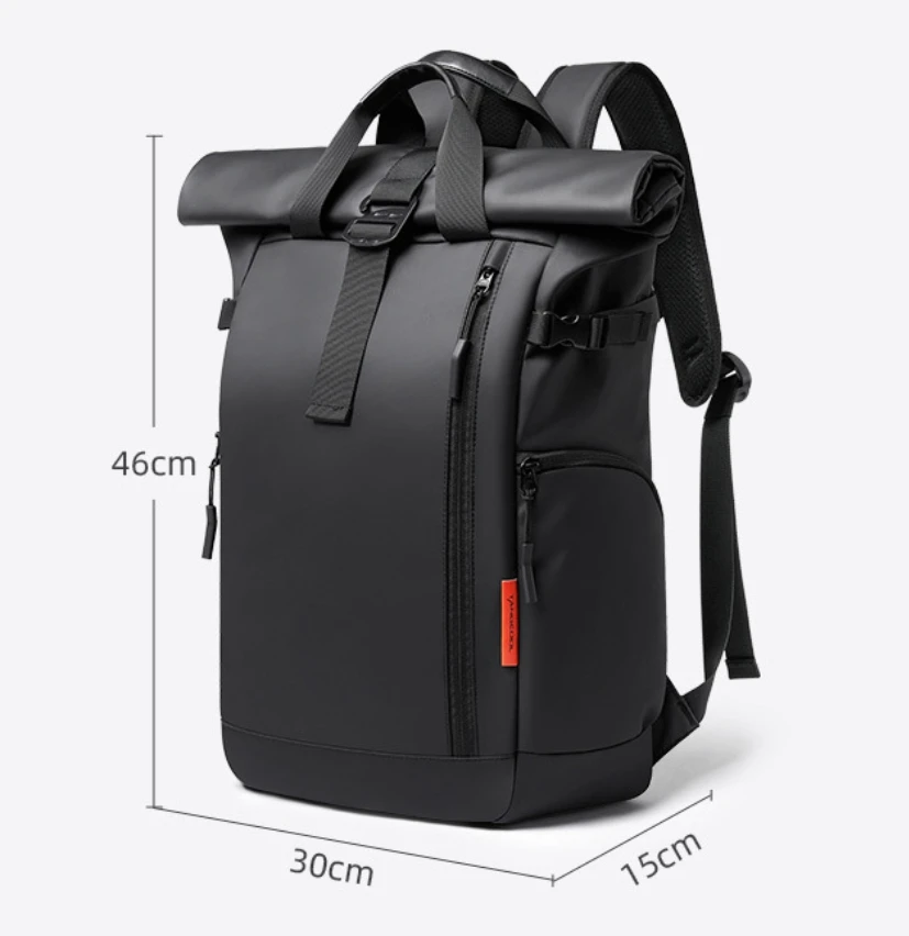 New backpack for men, fashionable computer backpack, student backpack, large capacity travel bag, waterproof Oxford cloth backpa