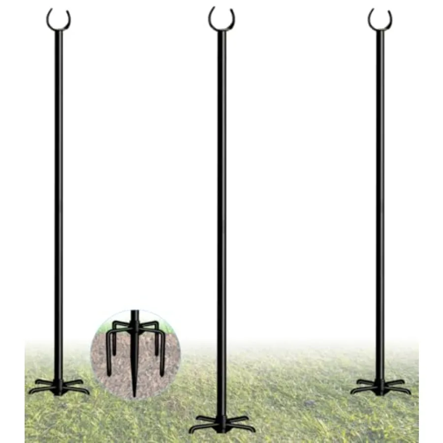 

Подставка для гирлянды 0Feet, уличная, для подвешивания гирлянд на заднем дворе, в саду, на патио, для вечеринок, фестивалей, свадеб, пикников, матовая, цвет P