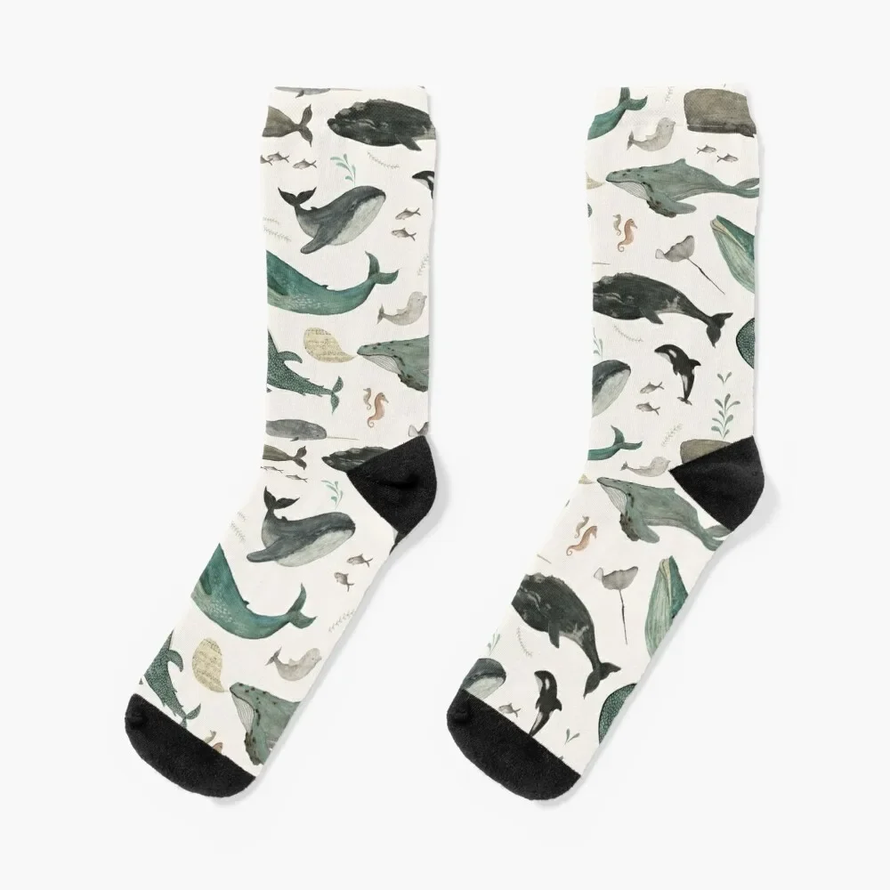 

Whale Song Socks soccer anti-slip anime Woman Socks Men's