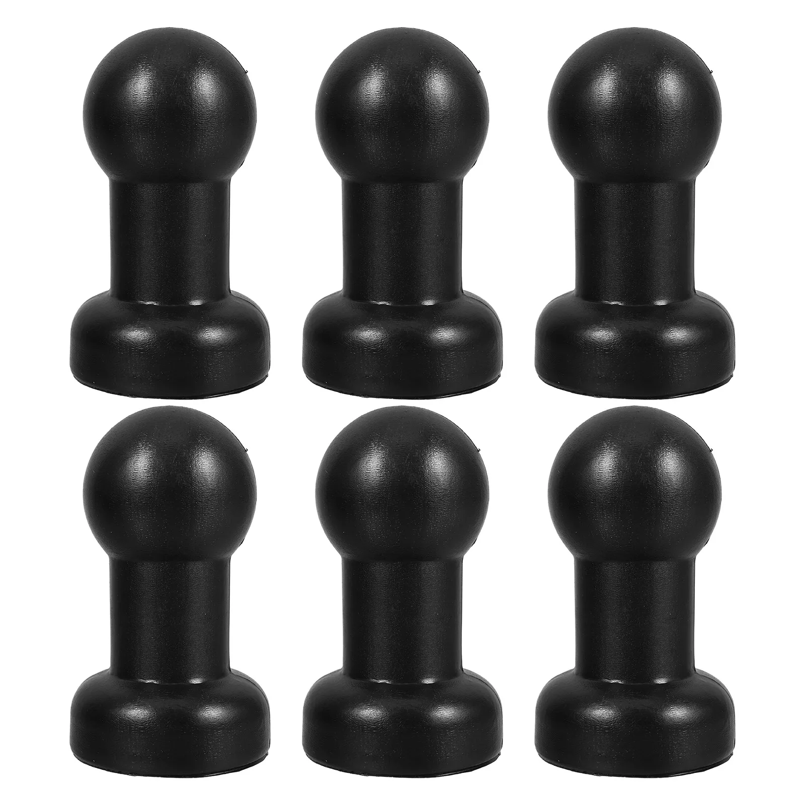 

6 Pcs Trampoline Cap Chair Leg Caps Replacement Protection Accessories Bumpers Plastic Mini Legs