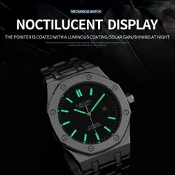 2024 LAULEX Authentic Luxury Top Brand Series Fashion Business Sports Fully Automatic Quartz Movement with  Quartz Watch