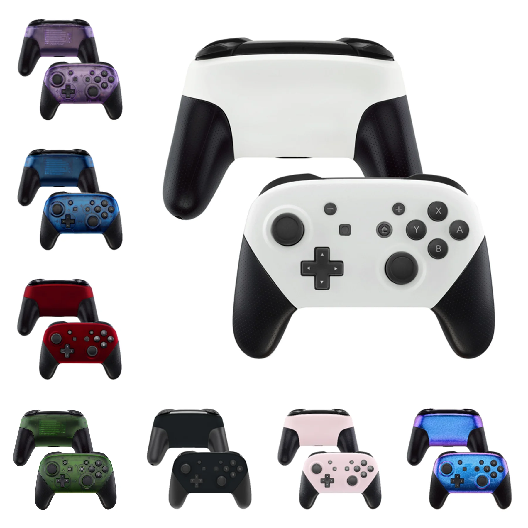 Plaque frontale et arrière personnalisée, étui de remplacement pour manette Nintendo Switch Pro