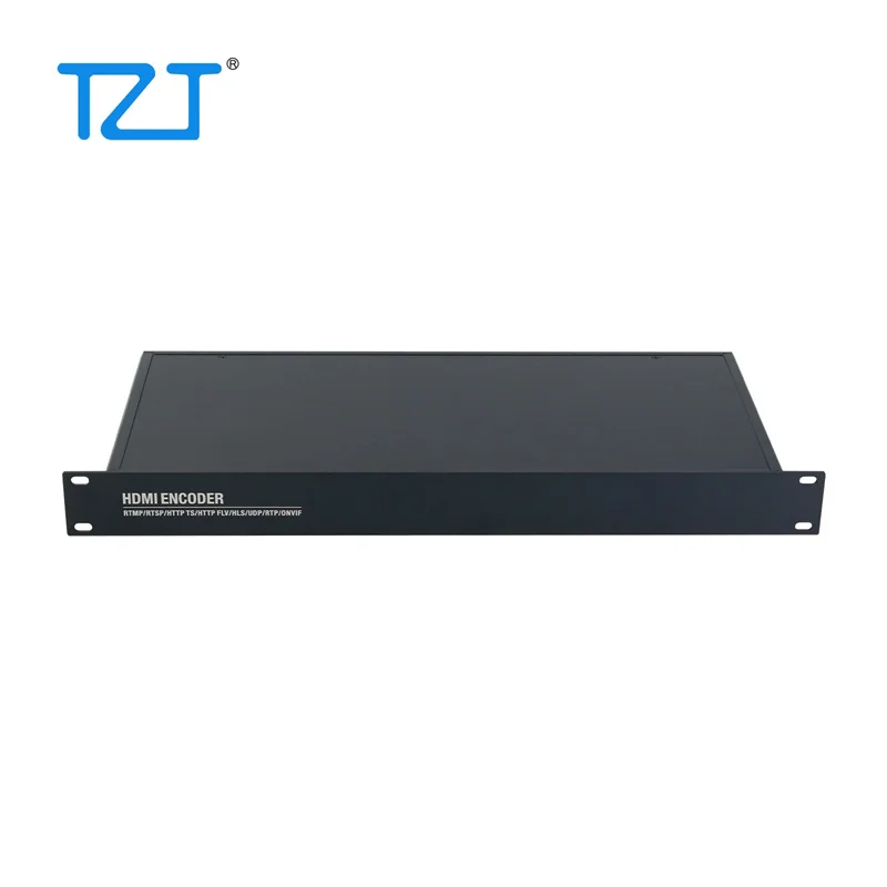 TZT 4-Channel HDMI-compatible to Network 1080P 60FPS Audio and Video Live Streaming Encoder with 1U Rack