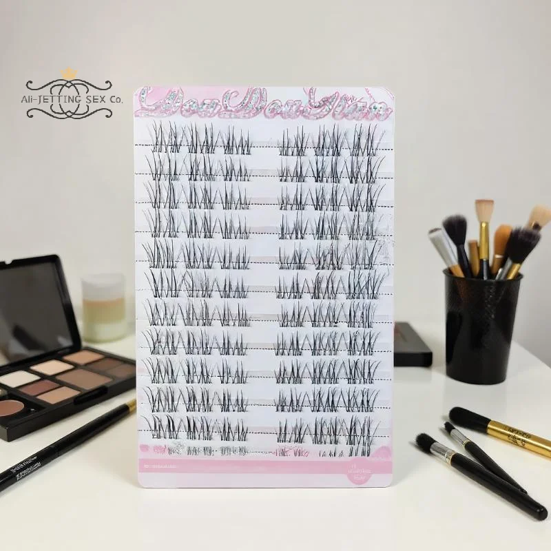 3/10 Rows Charming False Eyelashes Slanted Flying Flurry Fake Eyelash Natural Segmented Long Lashes Extension Makeup Tools