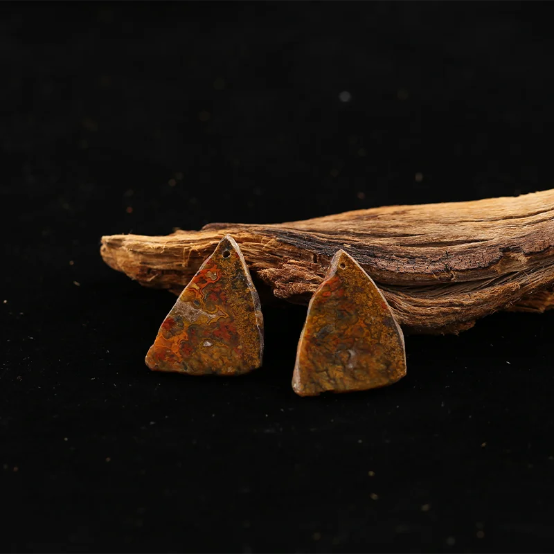 B&F Multi-Color Picasso Jasper Earring Beads for Jewelry Making, Handmade Natural stones beads, Stones for  Supplies