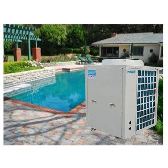 Winterize Pool WaterHeater Air Source Swimming Pool Heat Pump With Fan Motor Plumbing