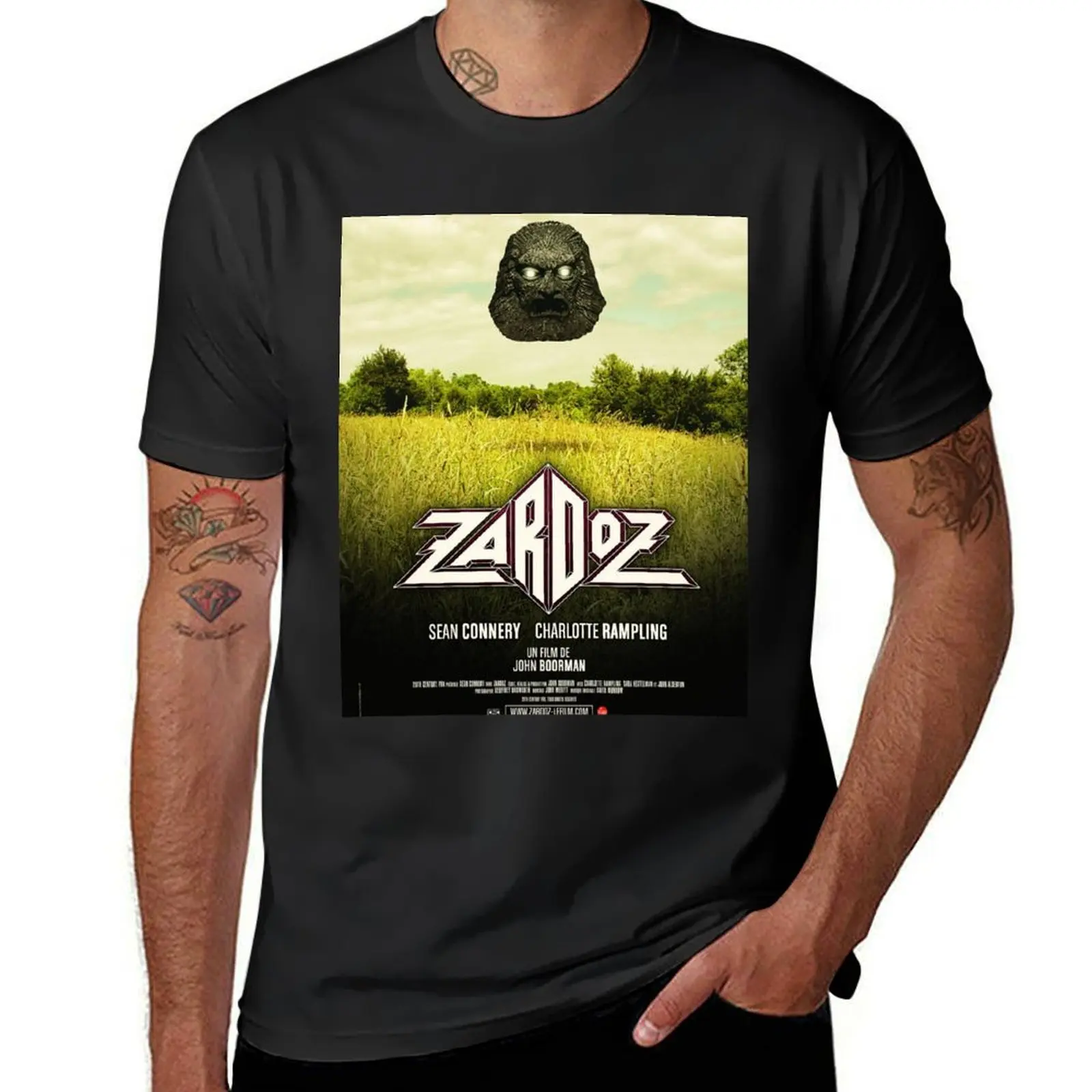 Zardoz T-Shirt funnys customs design your own workout shirts for men