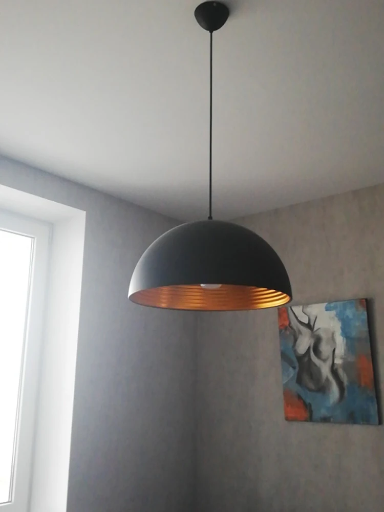 

Подвесной потолочный светильник GEW Nordic Retro в скандинавском стиле, черно-белый, с цоколем E27, для ресторана, обеденного стола, бара, декора, 110-220В