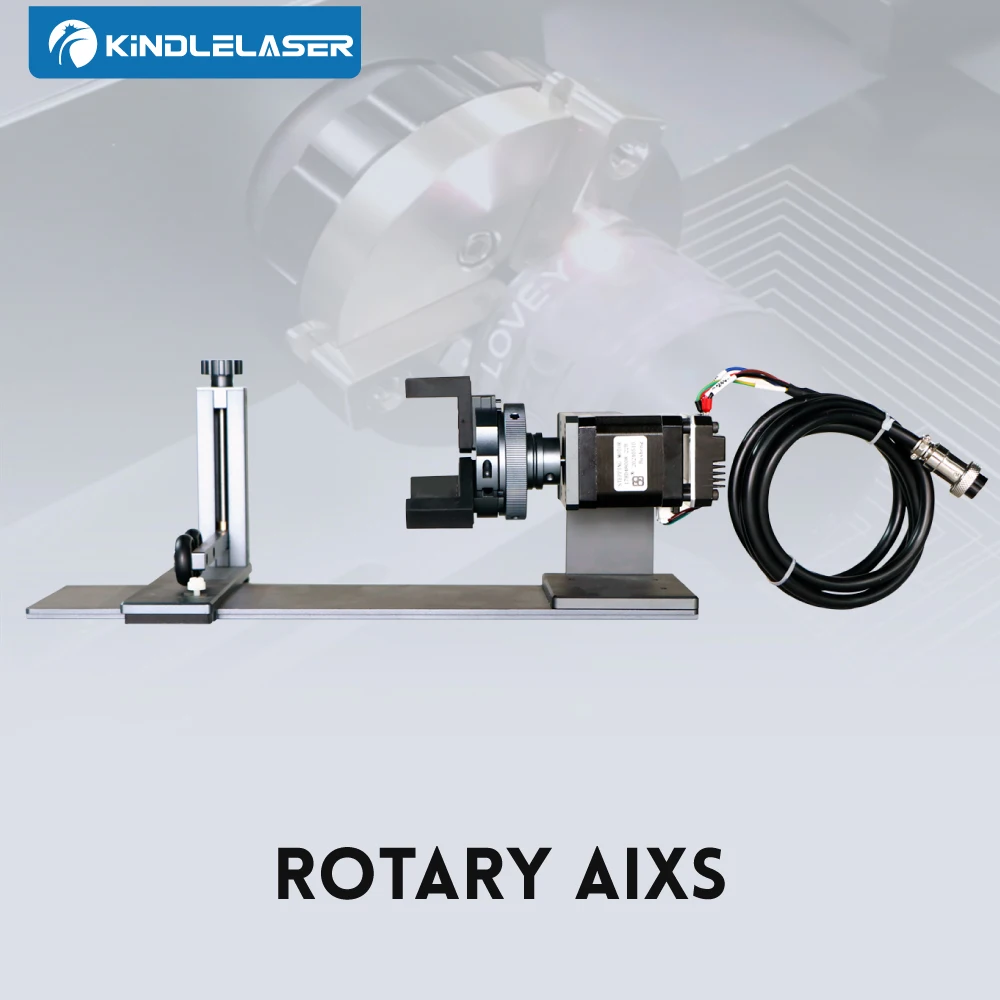 

Kindlelaser DAJA Rotary Axis with Integrated Driver Fiber Laser Engraver Marking Machine Rotation Tool for Cup Ring Marking