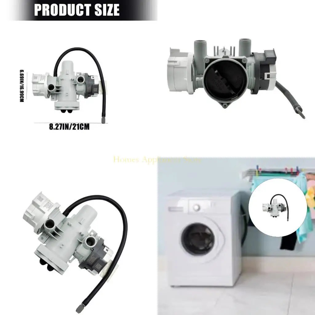Bomba drenaje para lavadora D0AB AHA75693501, repuesto para WM4500HBA/00 WM3555HWA/00