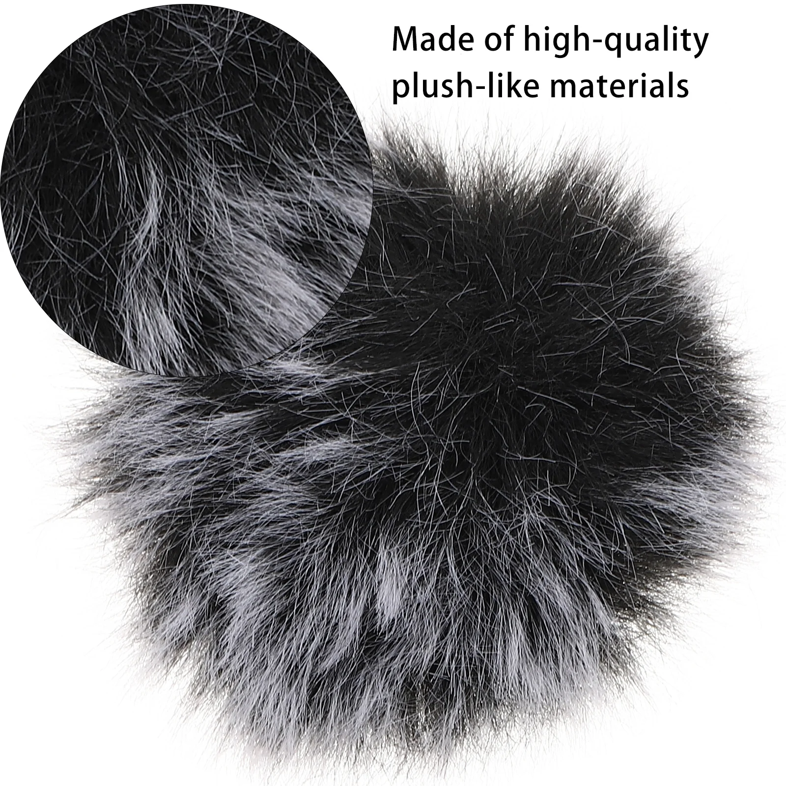 2 قطعة أغطية ميكروفون بمشبك مقاومة للرياح للحد من الضوضاء غطاء حماية للميكروفون لاستوديو تسجيل الغناء #6