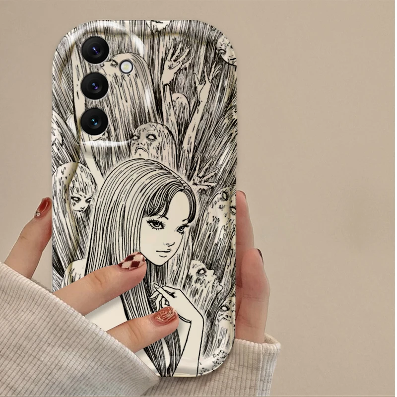 Junji Ito horror Hot comics Tomie Case For Samsung Galaxy A54 A34 A24 A14 A13 A53 A33 A73 A23 A52 A52S A32 A22 A12 A51 A71 Cover