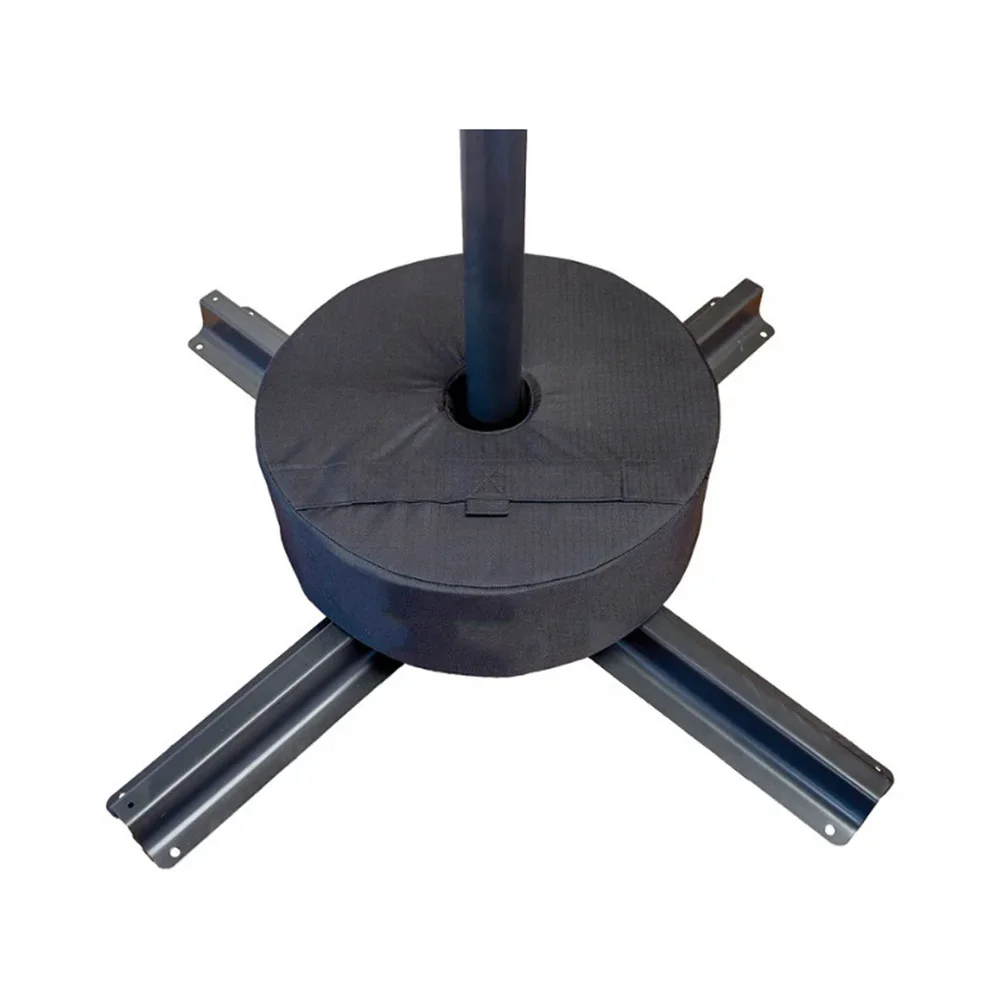 18in Round Fillable Sand Bags with Side Slot Opening Designed for Umbrella Stands to Provide Secure and Stable Outdoor Support