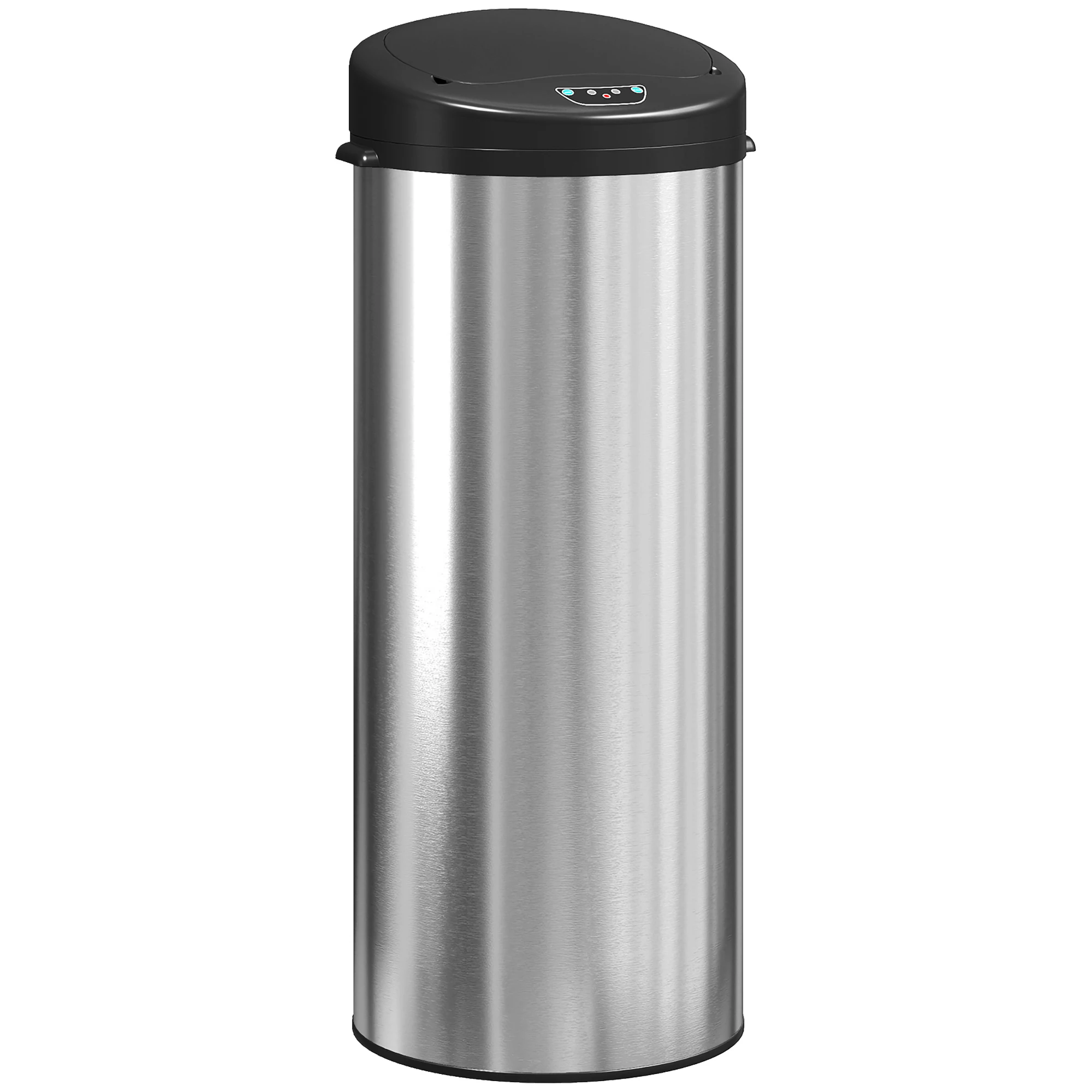 HOMCOM Cubo de Basura Cocina Automático 55 L Sensor Infrarrojo Plateado