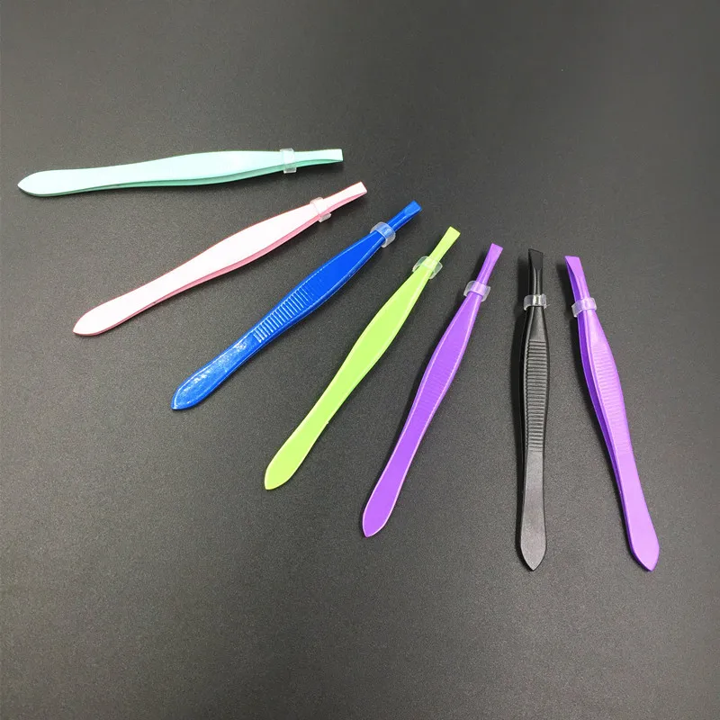 Hot Professional Beauty Stainless Steel Eyebrow Tweezer Slant Head Hair Removal Eyebrow Clip Makeup Tool Beauty Tip