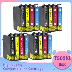 502xl Ink Cartridges for 502XL Work with Epson 502XL Expression Premium XP5100 XP5105 Wrokforce wf-2865 wf-2860