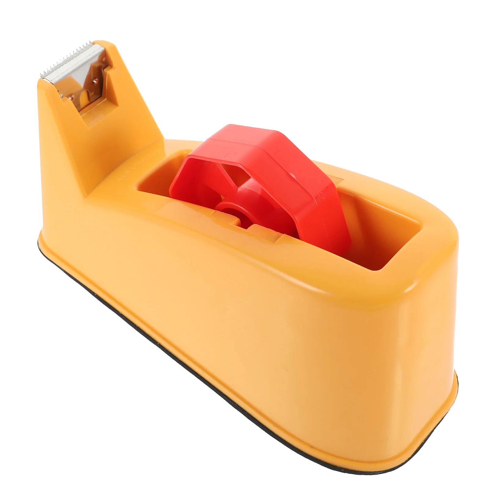 حامل قاطع الشريط، تعبئة كرتونية، جهاز إغلاق موزع المكبس اليدوي، شفرة معدنية مقاومة للصدأ، تصميم مريح متدحرج ناعم #6