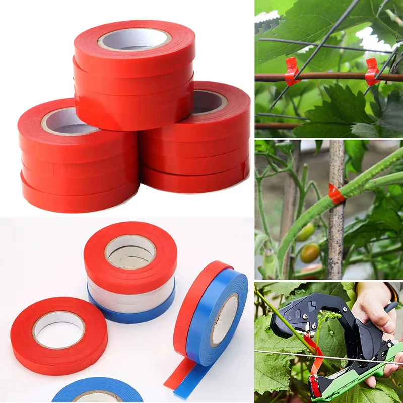 10/20 Pcs Plants Branch Tape Grape Tomato Vine Vegetable Fruit Tying Binding Machine Tape tool  Plant Tie Branch Tape Garden