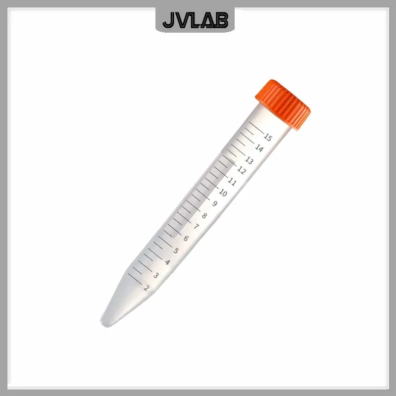 Conical Centrifuge Tube 15 mL Plastic Sample EP Tube PP Test Tube Bottom Tip / Round Pack of 12/pkK