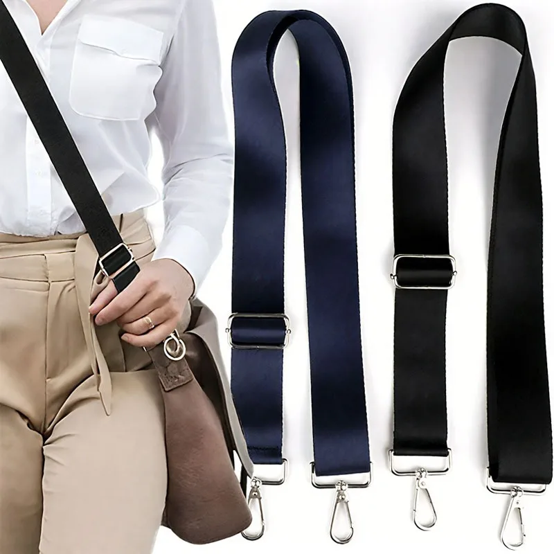 Adjustable Detachable Bag Straps Wide Solid Color Cotton Webbing Polypropylene Shoulder Strap Messenger Bag Accessory Supplies