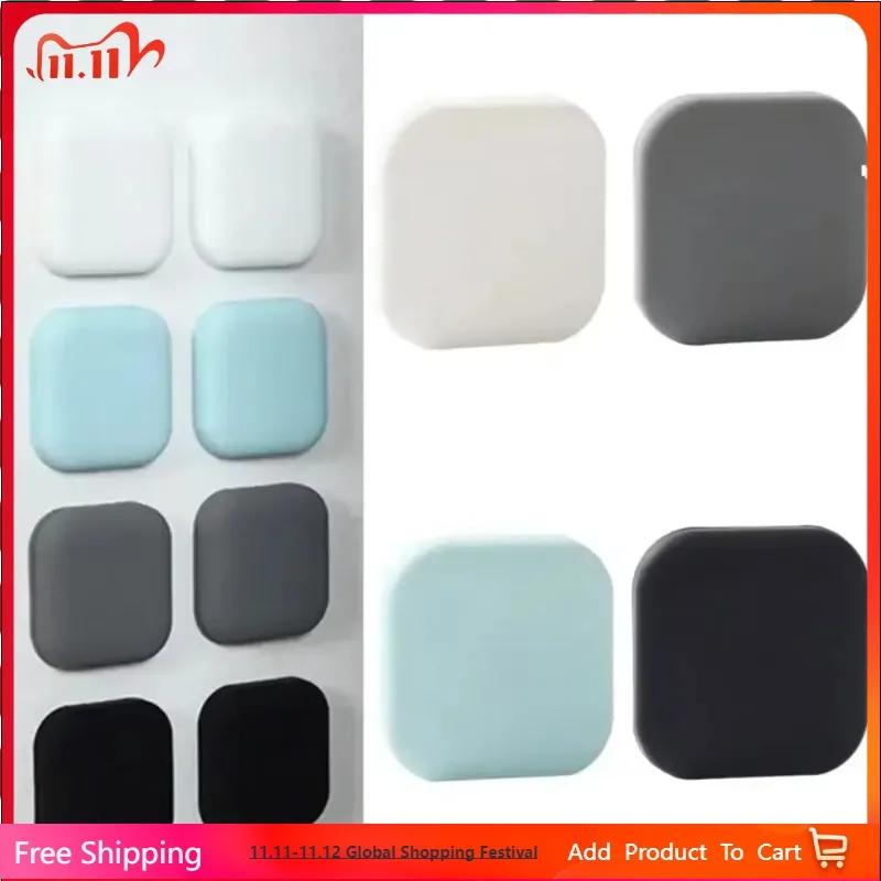 

Wall Protector Door Crash Pad Minimalist Anti-collision Silicone Door Stopper Mute Buffer Door Handle Bumper Floor
