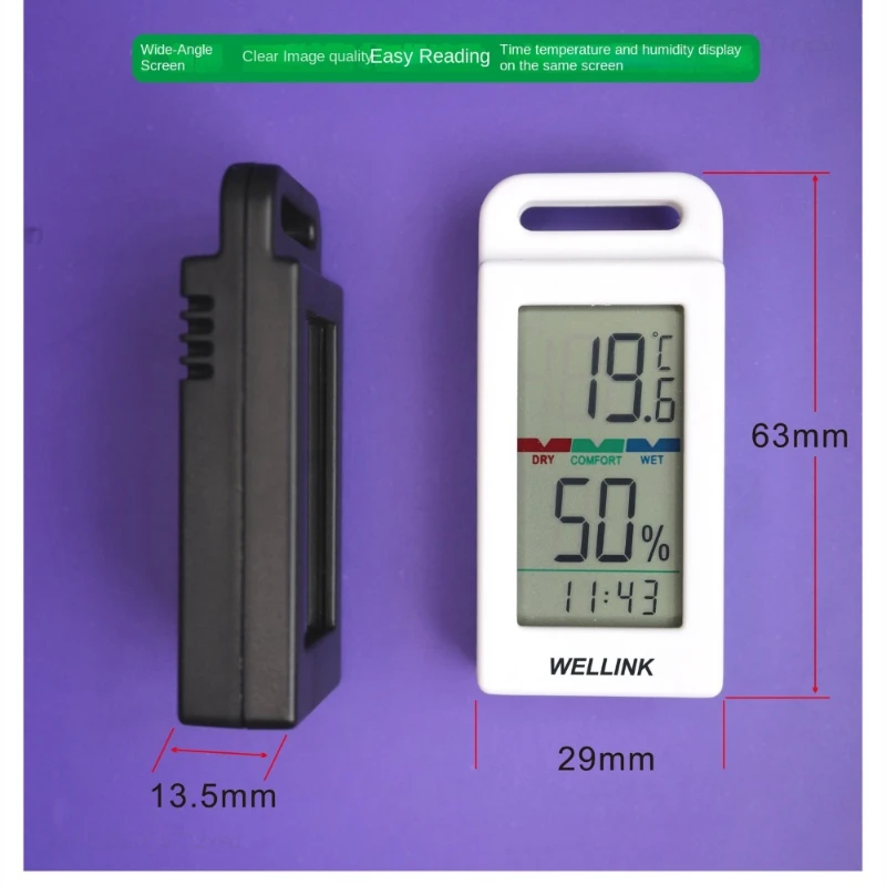 Imagem -06 - Youpin-mini Termômetro ao ar Livre Medidor de Temperatura e Umidade para Camping Montanhismo Sensor de Veículo Estação Meteorológica Ferramentas