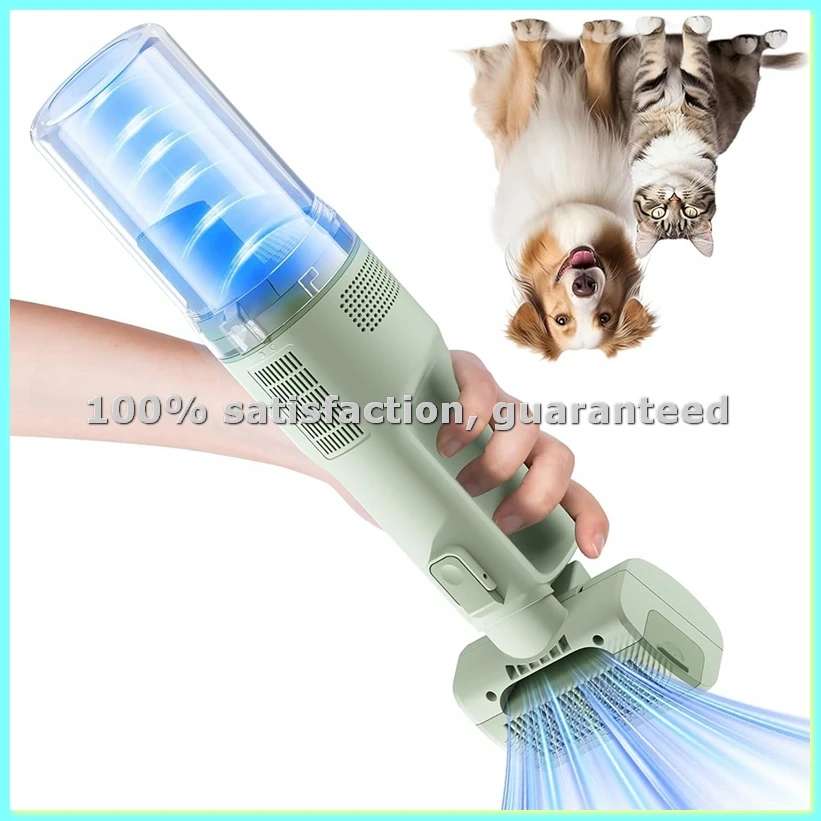 

Пылесос для груминга домашних животных, набор для ухода за собаками и кошками, инструмент для удаления шерсти, расческа для вычесывания и удаления колтунов - AD23