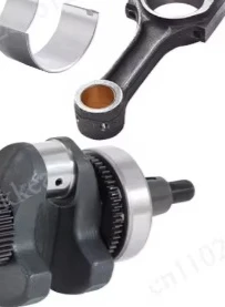 Taper Crankshaft Piston Connecting Rod & Bush Kit for 186F 188F 192F 195F 5-8KW Air-Cooled Diesel Engine