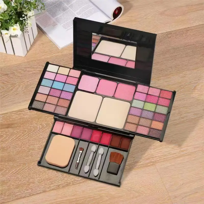 Frauen Make-up-Palette Set Lidschatten Lip gloss erröten Make-up Pinsel Set Make-up-Palette Mädchen Anfänger multifunktion ale Kosmetik