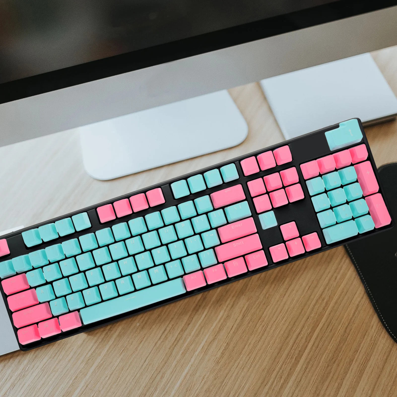 

108 120 144pcs Keyboard Caps Mechanical Replacement Keycaps Personalized Computer Decorative Engraved Gaming Strong