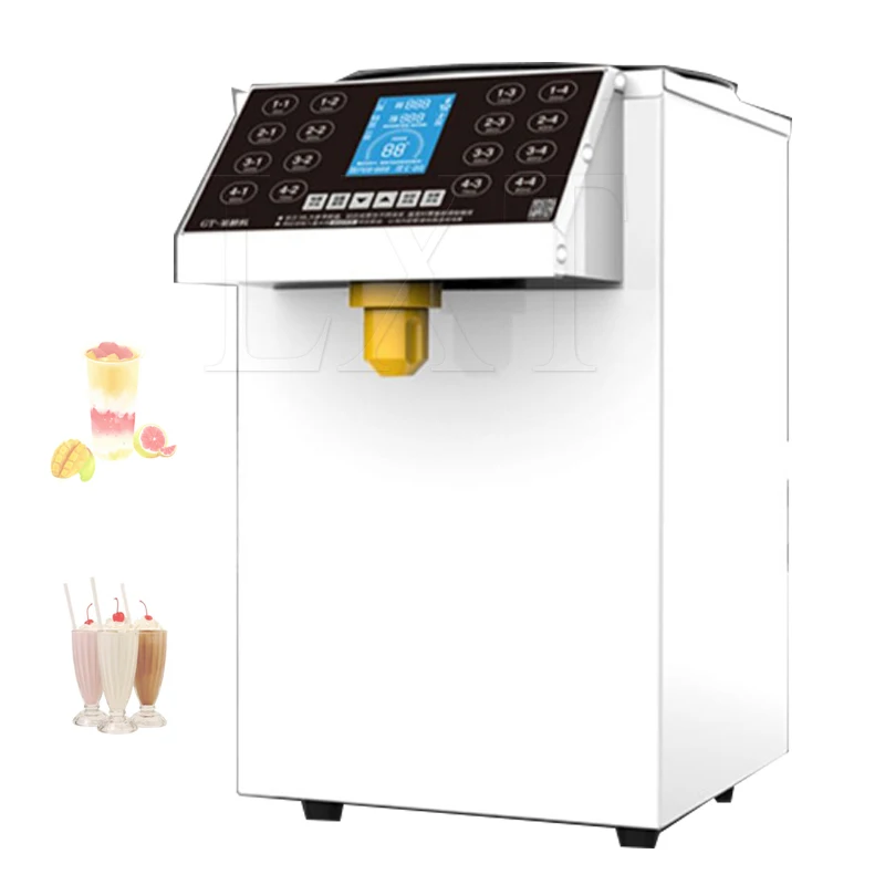 Commercial LCD Screen Fructose Machine Quantitative Fructose Filling Machine Sugar Syrup Dispenser Milk Tea Shop Equipment